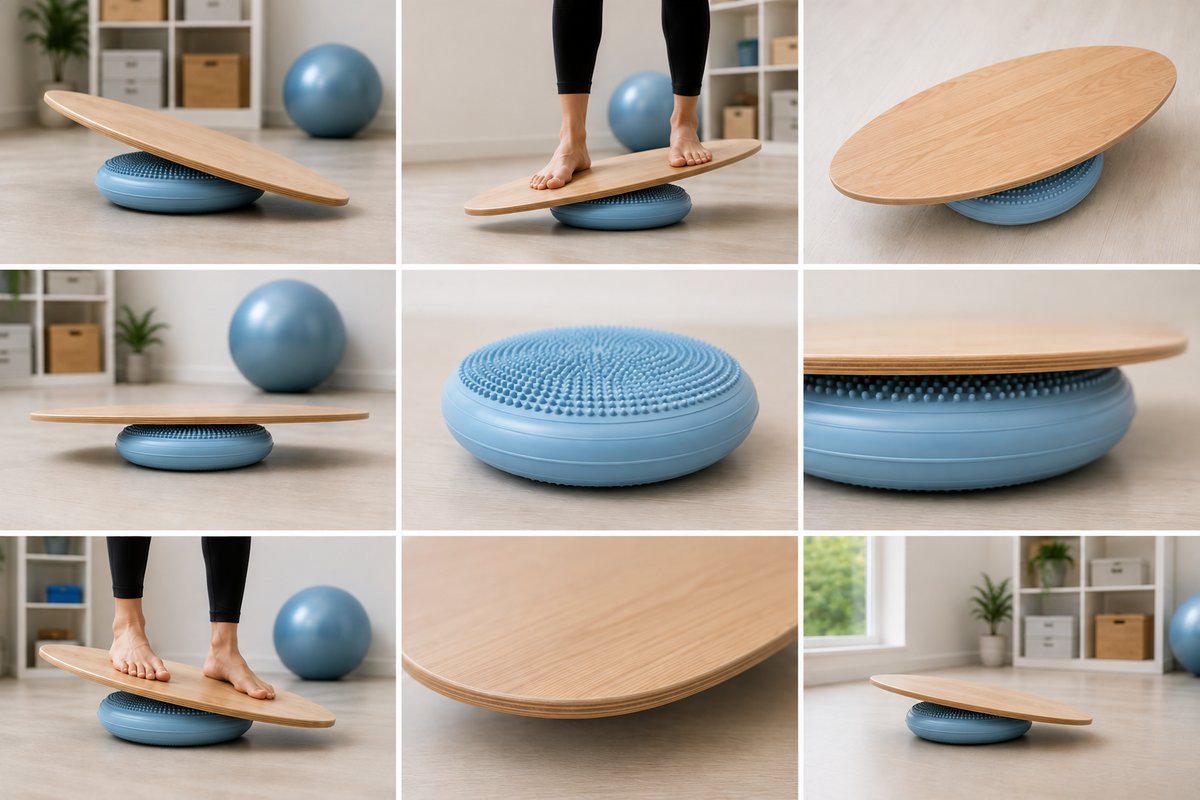 Planche Proprioception Bois | Équilibre & Rééducation