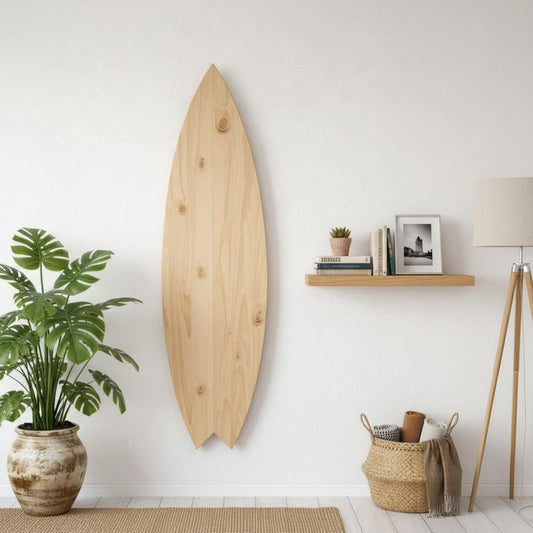 Surf Nursery Decor — Wooden Surfboard Wall Art | Beach Baby Room