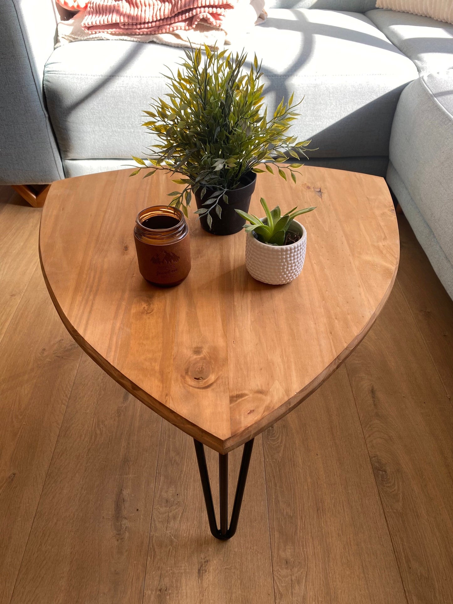 Surfboard Coffee Table | Handmade Wood | Beach House Living Room Decor