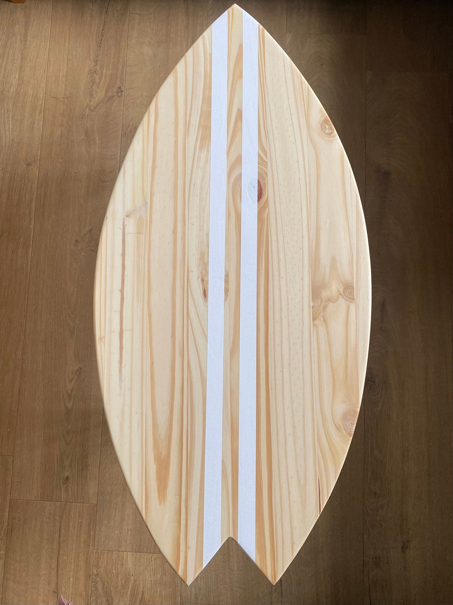 Wooden Surfboard Table – Beach House Coffee Table – Coastal Decor Furniture – Handmade Surf Decor