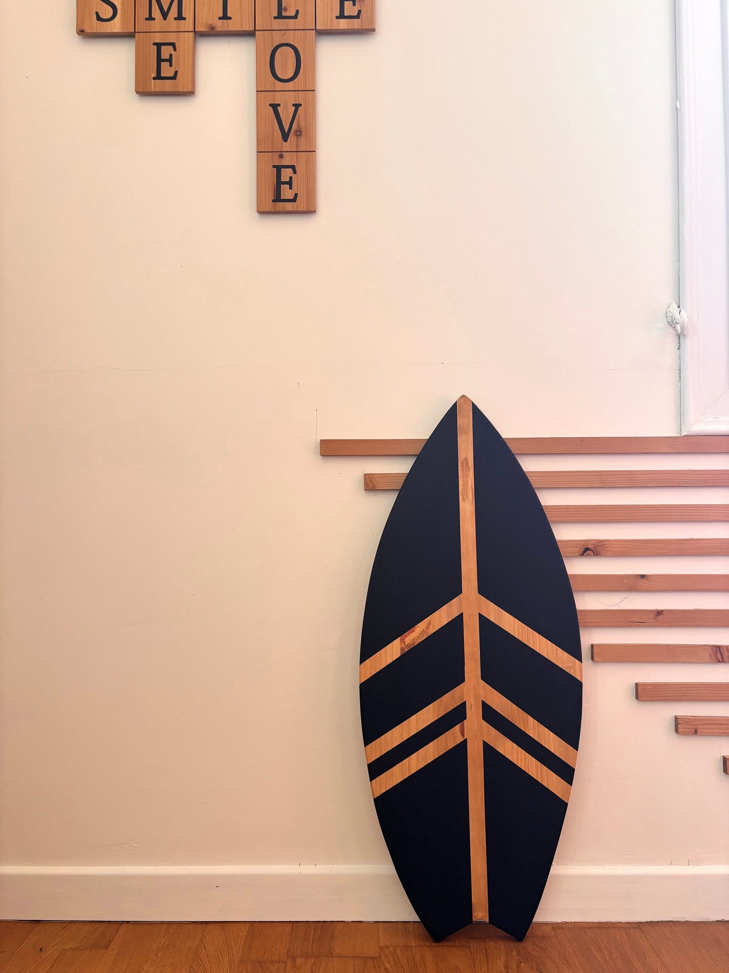Planche Surf bois décoration