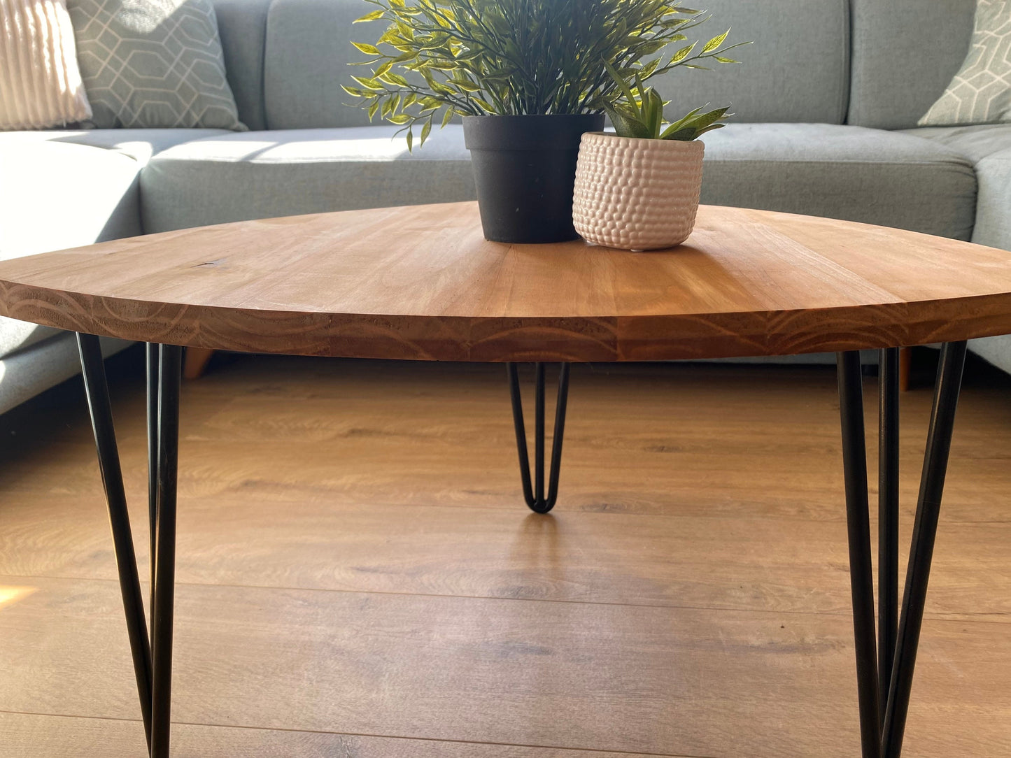 Surfboard Coffee Table | Handmade Wood | Beach House Living Room Decor