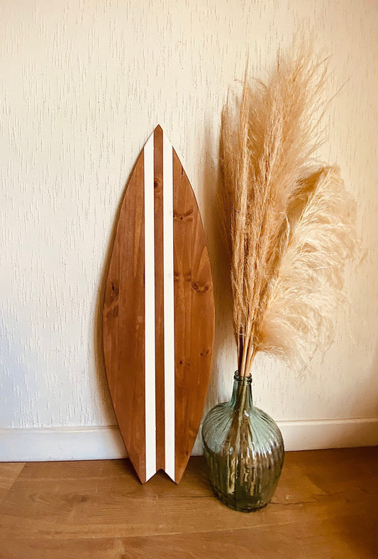 Surfboard Wall Decor Wood – Coastal Wall Art – Surf Decor – Beach House Decoration – Surfer Gift