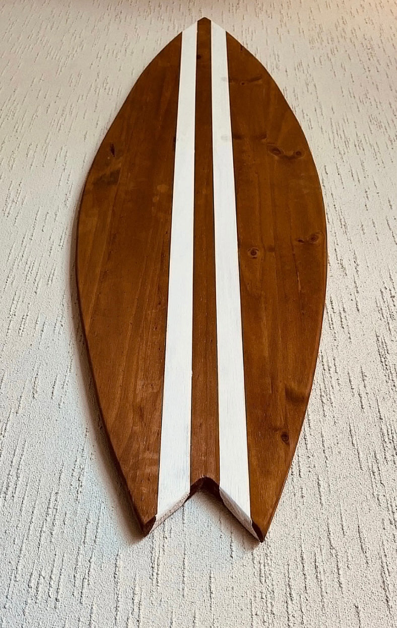Surfboard Wall Decor Wood – Coastal Wall Art – Surf Decor – Beach House Decoration – Surfer Gift