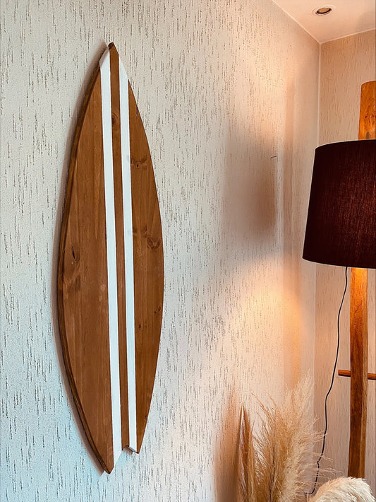 Surfboard Wall Decor Wood – Coastal Wall Art – Surf Decor – Beach House Decoration – Surfer Gift
