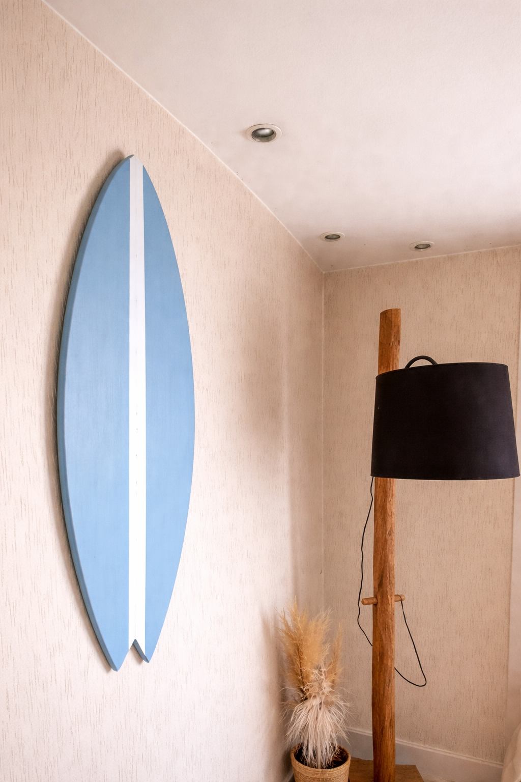 Wooden Surfboard Wall Art – Surf Decor Wall – Coastal Surfboard Decor – Beach House Wall Decor