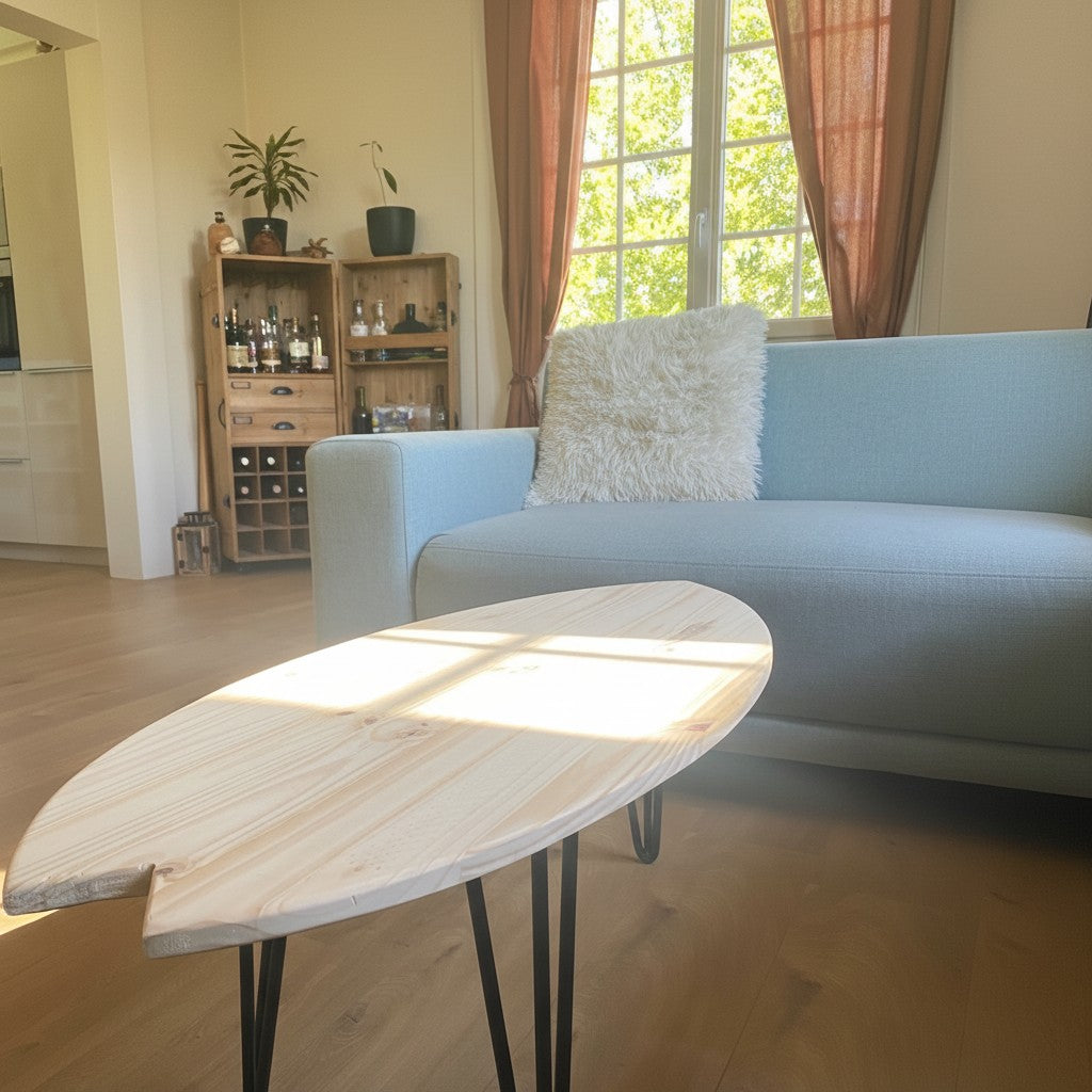 Surfboard Coffee Table – Table Basse Planche de Surf