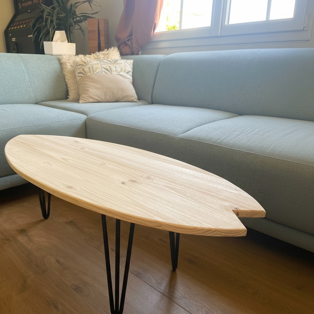 Surfboard Coffee Table – Table Basse Planche de Surf
